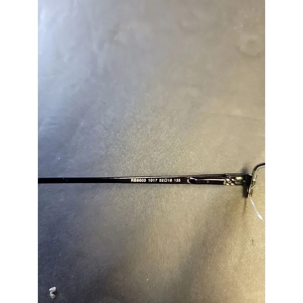 RAY-BAN TITANIUM‎ Eyeglasses Frames Only RB8603 1017 52-18-135 Black